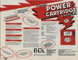 Power Cartridge Advert
